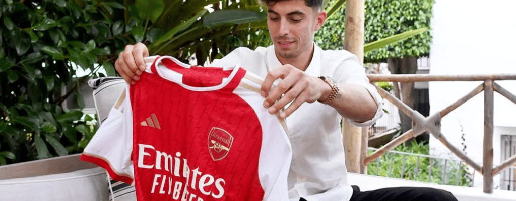 Arsenal Resmi Mengumumkan Transfer Kai Havertz Dari Chelsea Dengan Mengenakan Jersey 29